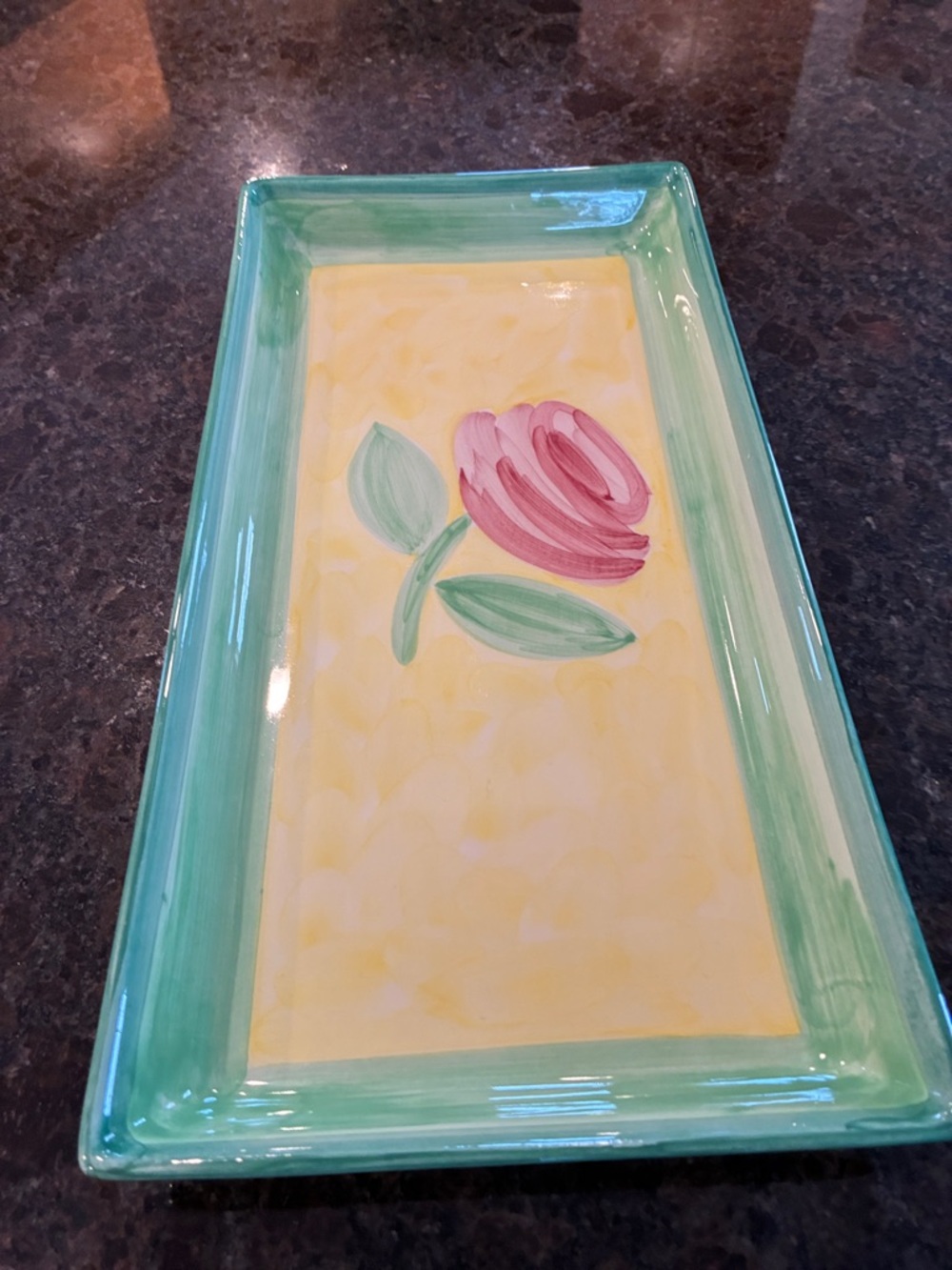 EUC - Villeroy & Boch Serving Tray.  6.5” x  13”.  Switchplate